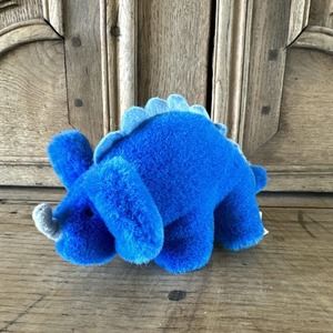 Vintage Blue Dinosaur Plush Expressly Made for Mervyn’s 8" Stuffed Animal